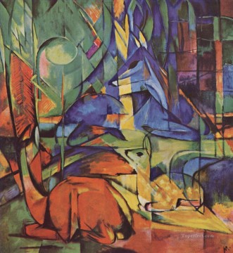 Expresionismo de Reheim Walde II Pinturas al óleo